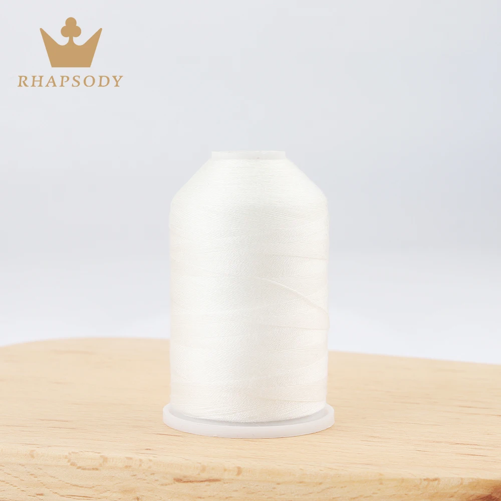 Rhapsody 1000Y TEX 27 Weiß Farbe Wasser Löslich Nähgarn 20C Waschen Weg Verschwinden Extra Quilten Basting Gewinde 40S/2 – Detail 11