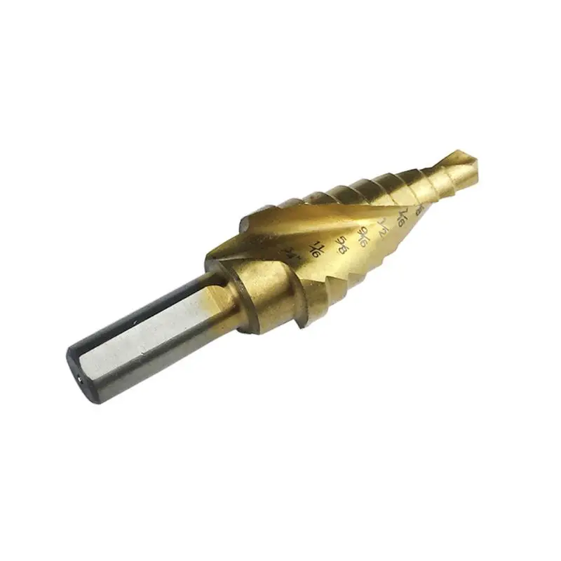 

5pcs Hss Cobalt Multiple Hole 50 Sizes Step Drill Bit Set with Aluminum Case