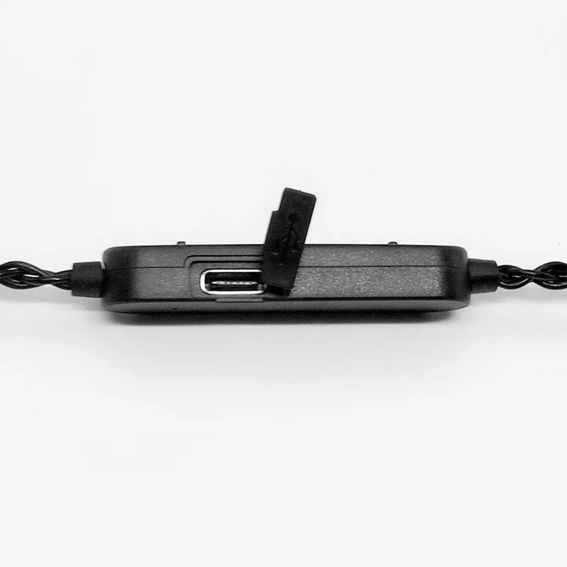 Upgrade MMCX Wireless Headphone Cable APTX Bluetooth 5 0 Replacement Cable Rechargeable 180Mah