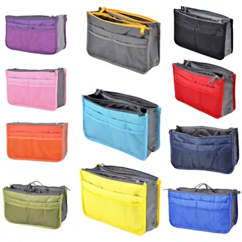 

Organizer Handbag Foldable Portable Waterproof Storage Bag Double Zipper Travel Storage Holder Cosmetics Suitcase Pouch
