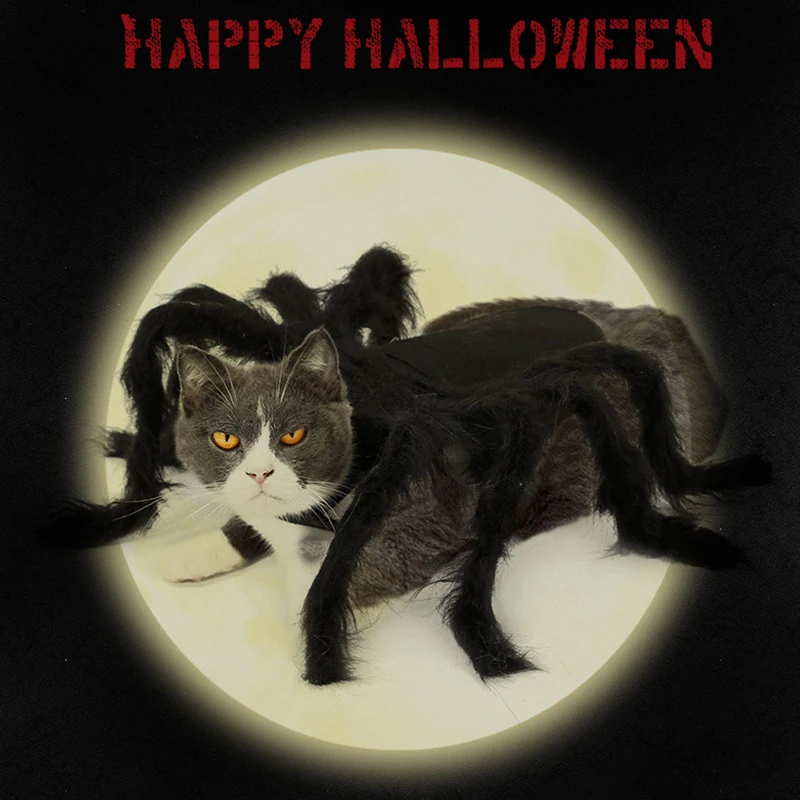 

Pet Dogs cats Halloween Clothes Spider Cosplay Pet Costume Dog Cat Spider Bat Role Play Dressing Up Party Christmas Clothes