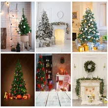 

Christmas Theme Photography Background Snowman Christmas tree Children Portrait Backdrops For Photo Studio Props 211114 SDSD-07