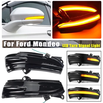 

For FORD MONDEO MK5 2014-2019 MK V 5 2pcs Side Mirror indicator Dynamic Sequential Flowing LED Turn Signal Light