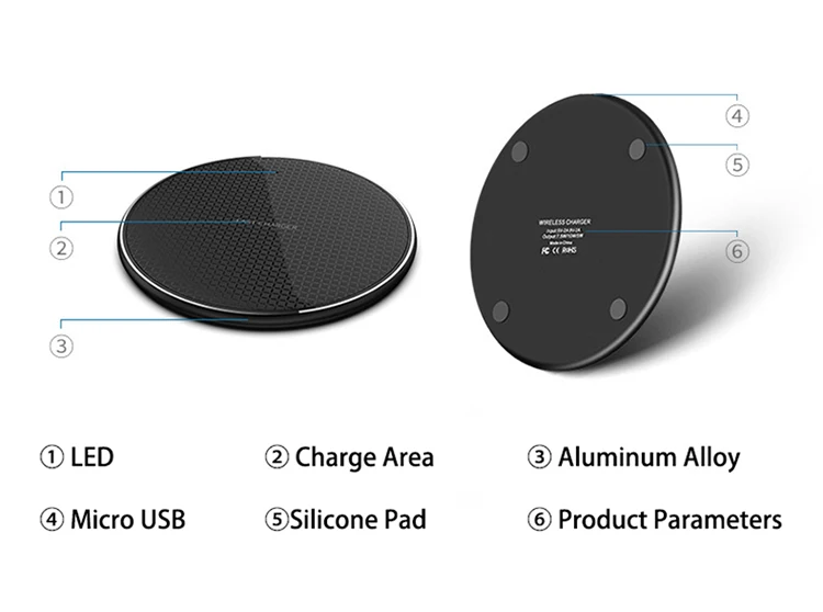 huawei wireless charger 10w wireless charger for iphone11 xs max x xr 8plus fast charge mobile phone charger for ulefone doogee samsung note 9 8 s10plus apple watch and phone charger