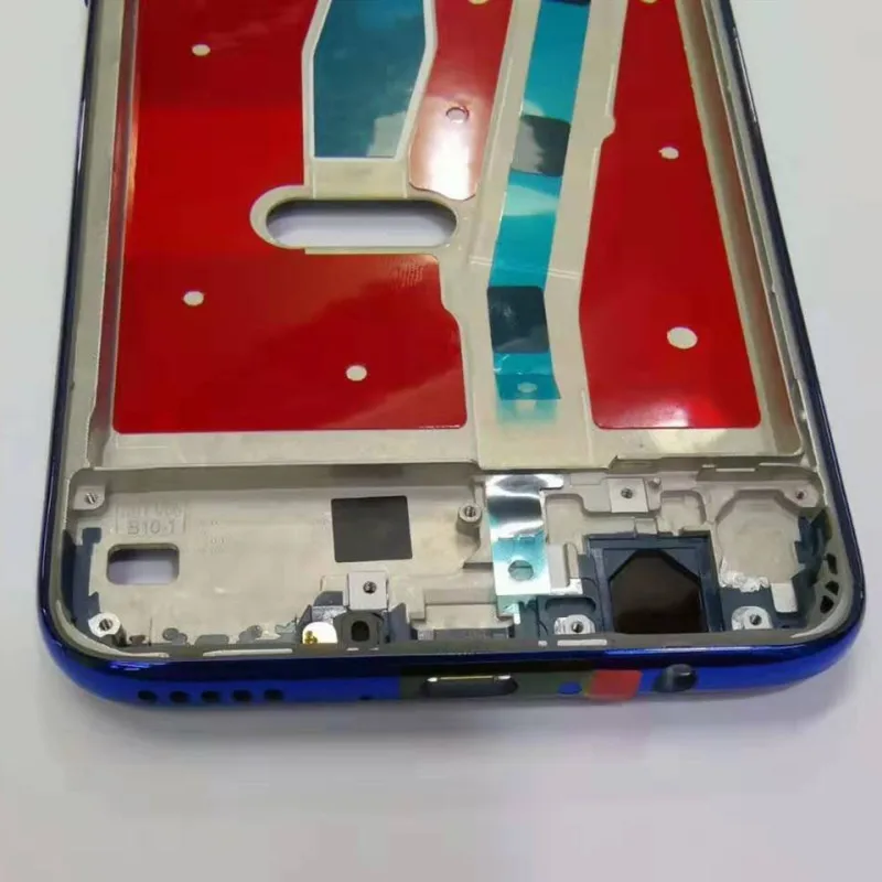 Для huawei Коврики 20 Lite средняя рамка Поддержка LCD пластинчатый Корпус Передняя Лицевая панель рамка Ремонт Часть документа - Цвет: Blue