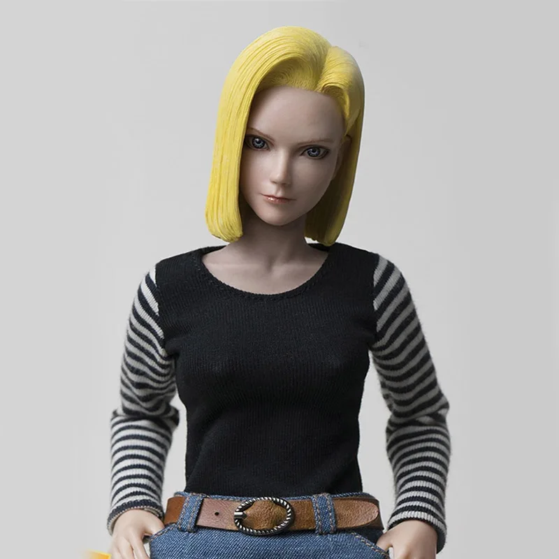 Perfect Soldier Phicen 1/6 Scale Dragon Ball Z Android 18 lazuli Action Figure Toy Model for children toy 2 Perfect Soldier Phicen 1/6 Scale Dragon Ball Z Android 18 lazuli Action Figure Toy Model for children toy 2