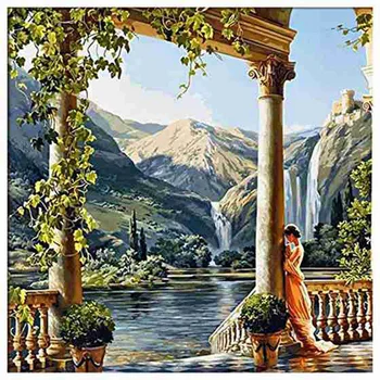 

DIY Oil Painting Paint By Number Kit Image Drawing On Canvas By Hand Coloring Arts Crafts & Sewing NEW Garden Goddess