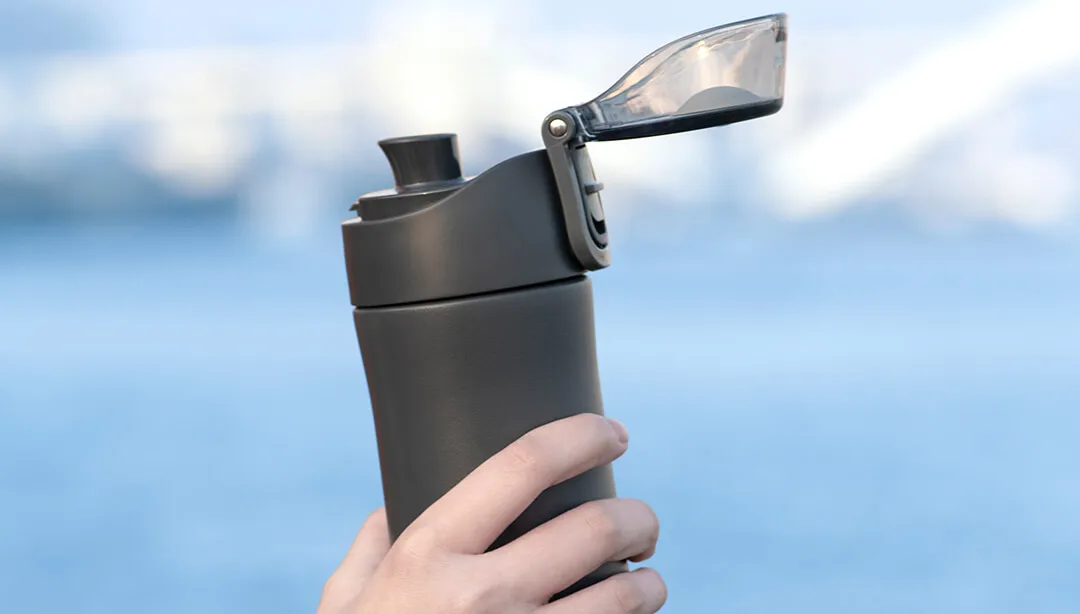 ГОРЯЧАЯ Оригинальная Xiaomi mi jia VIO mi вакуумная колба из нержавеющей стали 24 часа колба для воды «Умная» бутылка термос с одной рукой