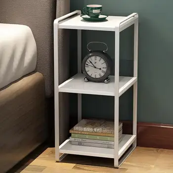 

Nordic Light Luxury Bedside Shelf Small Family Type Narrow Cabinet Modern Simple Bedroom Bedside Small Cabinet Storage