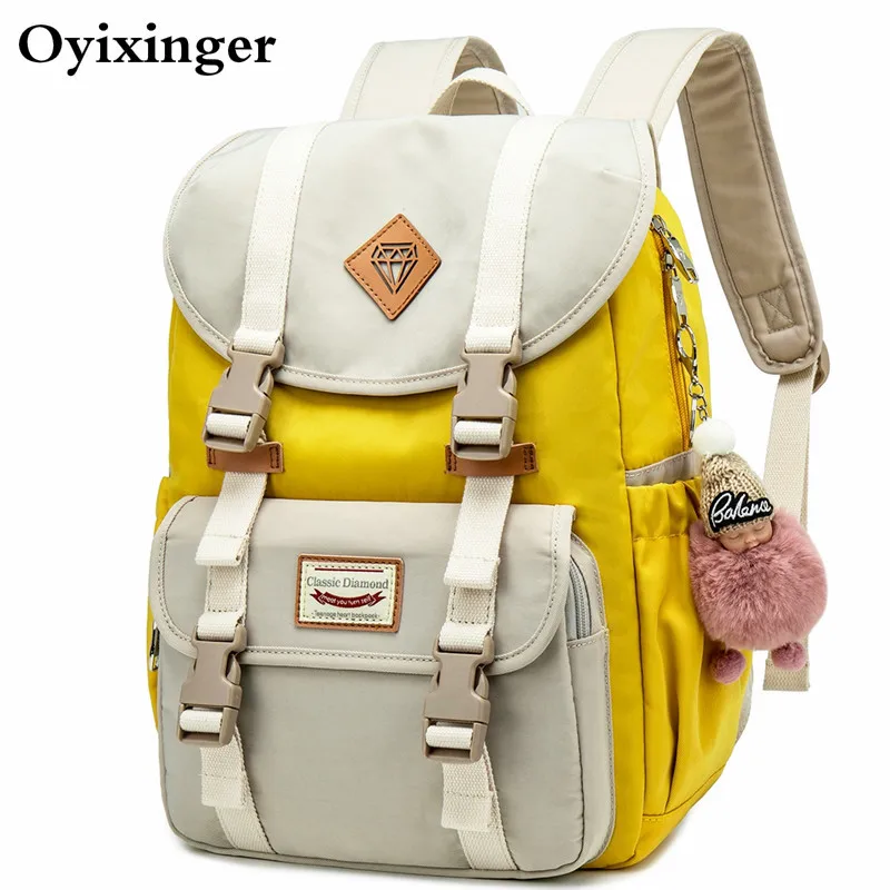 New Junior School Bags For Girls Backpack Student Children Bag Concise Waterproof Campus Backpacks Plecak Szkolny Mochila Ruedas