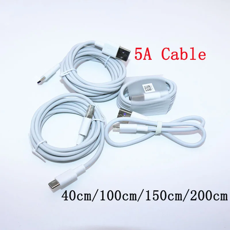 Huawei USB 5A type C кабель P30 P20 Pro lite Mate20 10 Pro P10 Plus lite USB 3,1 type-C Супер зарядный кабель