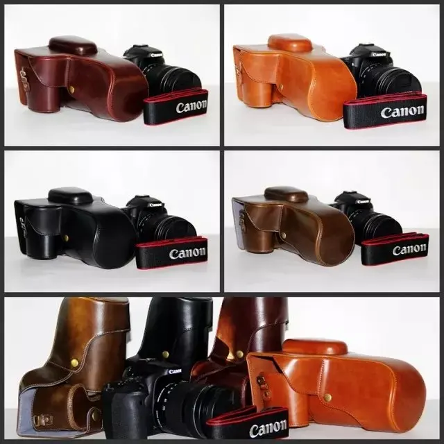 Custodia In Pelle Pu Custodia Per Fotocamera Canon 5D2 5D3 5D4 5Ds 5Dr 5D Mark Iii 5D Mark Iv Slr Dslr Case