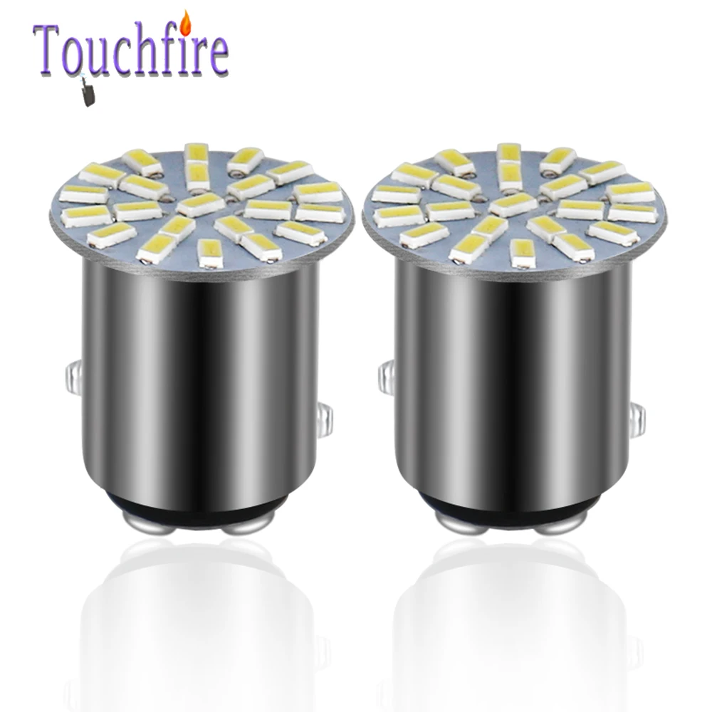 Автомобильная лампа BAY15D 1157 BA15S T20 1156 7443 22SMD автомобильные передние стоп сигналы
