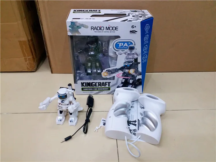 

Mini Smart Somatosensory Battle Remote Control Robot Double Interactive Athletic Fighting Children Boy Toy