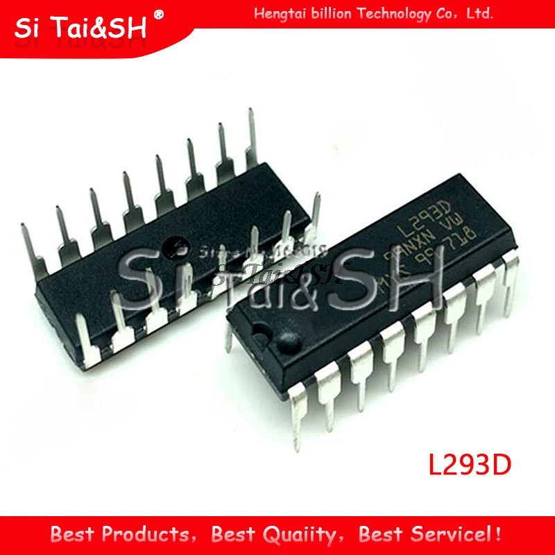 5 шт. L293D DIP16 L293 DIP 293D DIP-16 Новый и оригинальный IC | Электронные компоненты