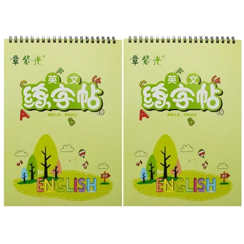

2 Pcs Durable Word Letter English Calligraphy for Students Preschool