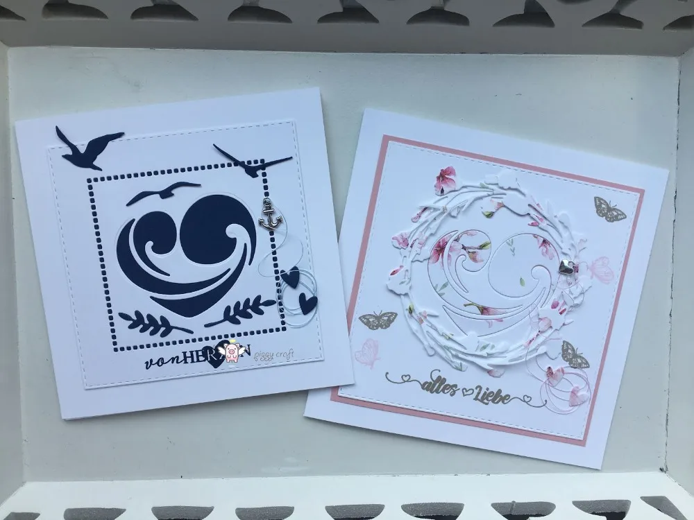 wellenherz-blütenkranz-möwen-glückwunschkarte-creative-depot-frühlingsblüten
