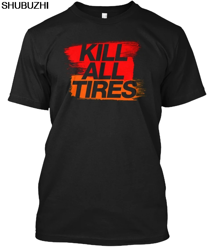 Популярная футболка Kill All tyre 3 Мужская летняя хлопковая мужские футболки sbz1252 |