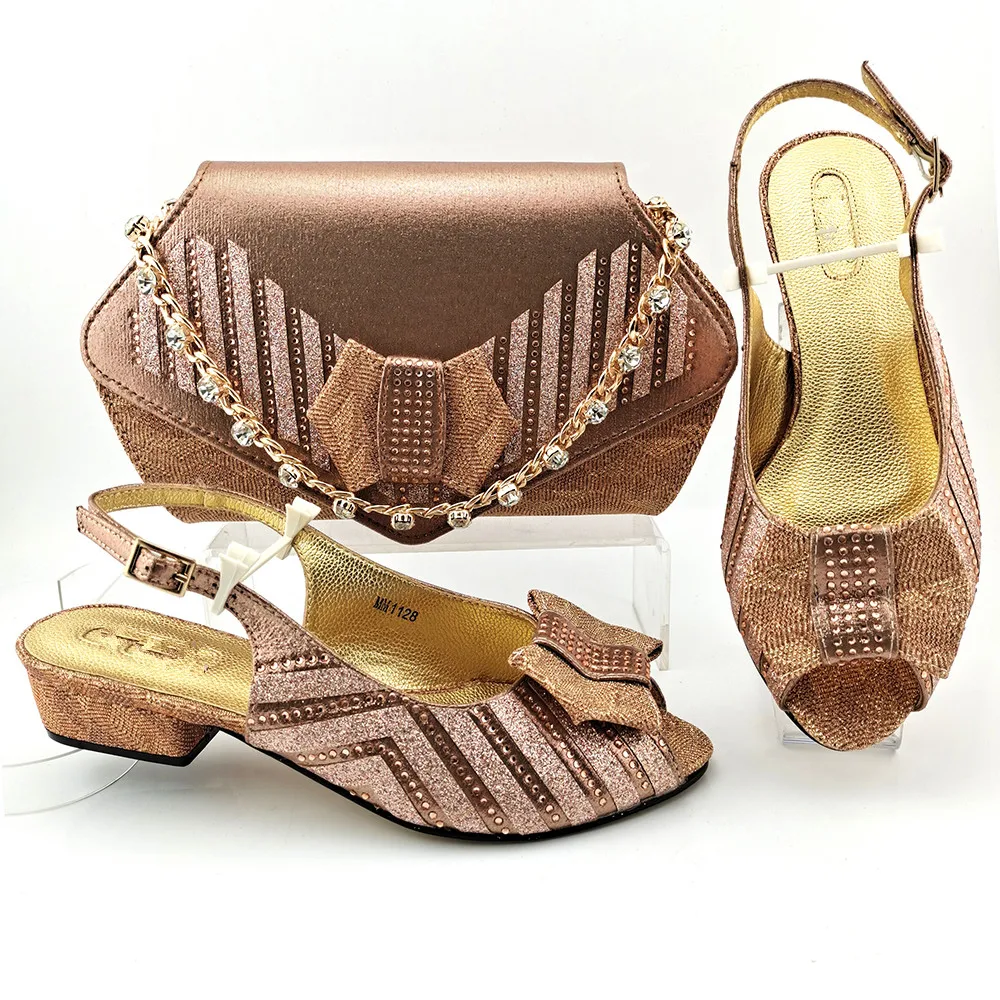 

Doershow lady Shoes and Bags To Match Set Italy Party Pumps Italian Matching Shoe and Bag Set for Party Parties HPO1-26