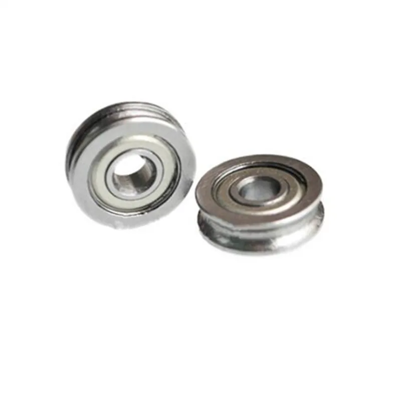 10pcs U604ZZ SZU4-13 604UU U Groove Deep Groove Ball Bearing 4x13x4mm Walking Guide Rail Bearings for 3D Printer