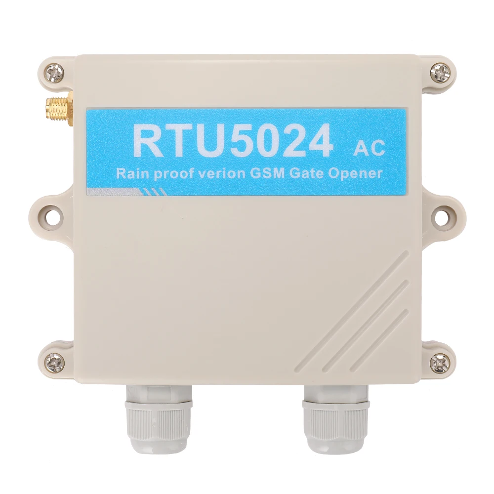 

RTU5024 Rain Proof Version GSM Gate Door Opener GSM Relay Remote Switch Access Control Free Call SMS Command