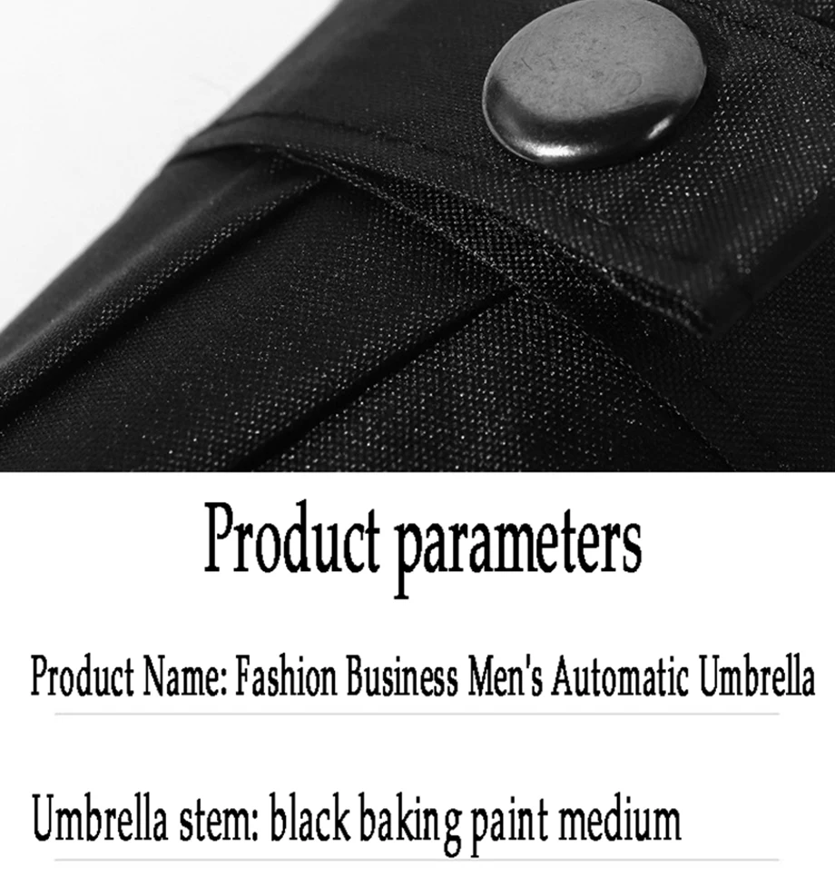 Fashion Business Men's Automatic Umbrella Women's Sunscreen 3 Folding Windproof Umbrella Men's Travel Portable Car Umbrella