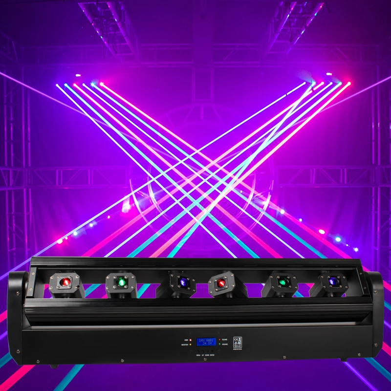 Djworld лазерный светильник с движущейся головкой 150 Вт 6 дюймов 638 нм RGB сценический