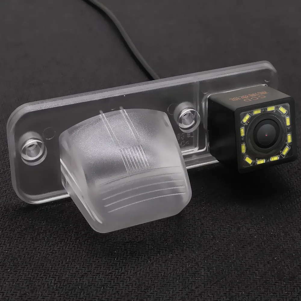 AHD Fisheye 12LED 동적 궤도 자동차 후면보기 카메라 폭스 바겐 VW Eurovan Caravelle Transporter T4 Business 1990-2003