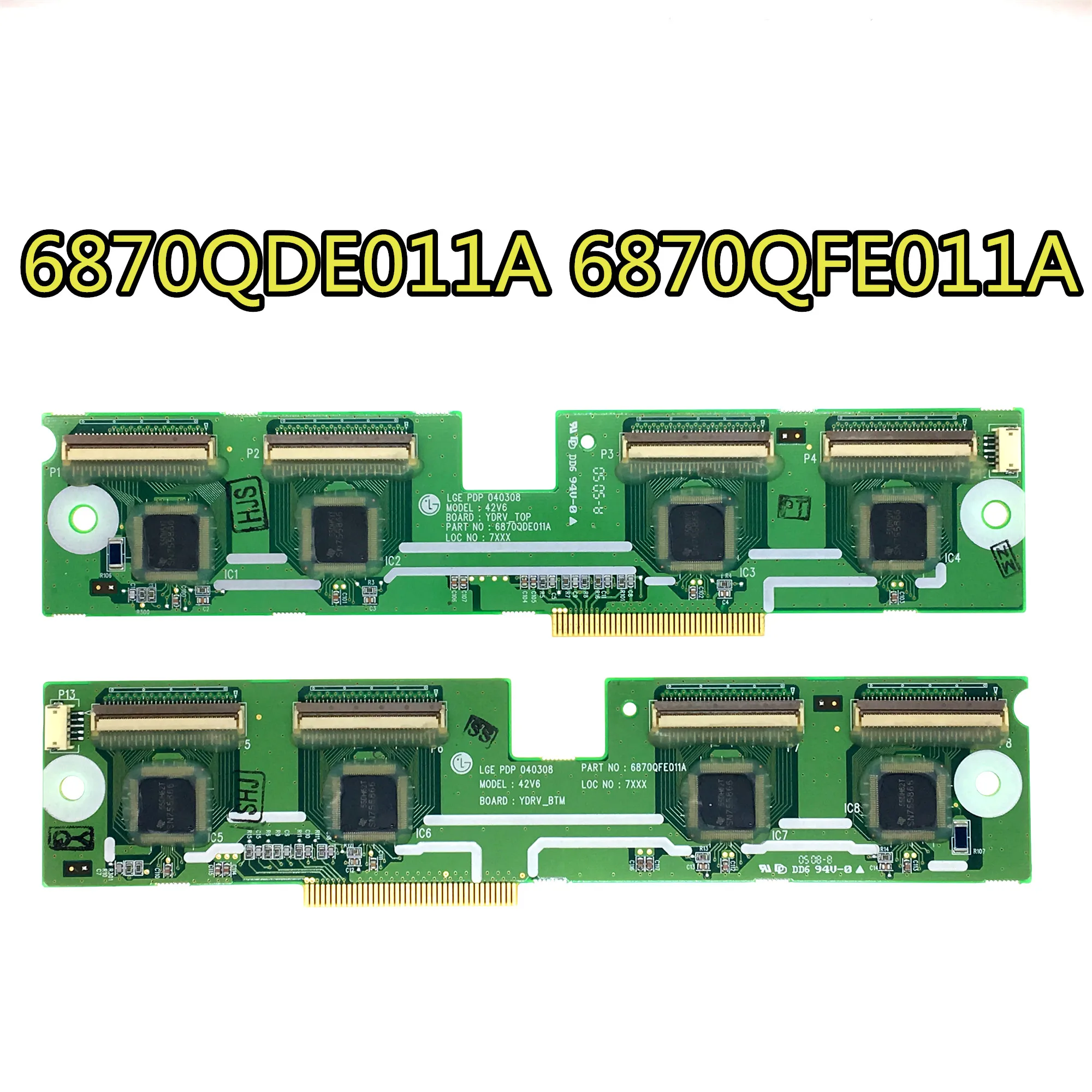 Тест для 42V6 амортизирующая пластина 6870QDE011A 6870QFE011A