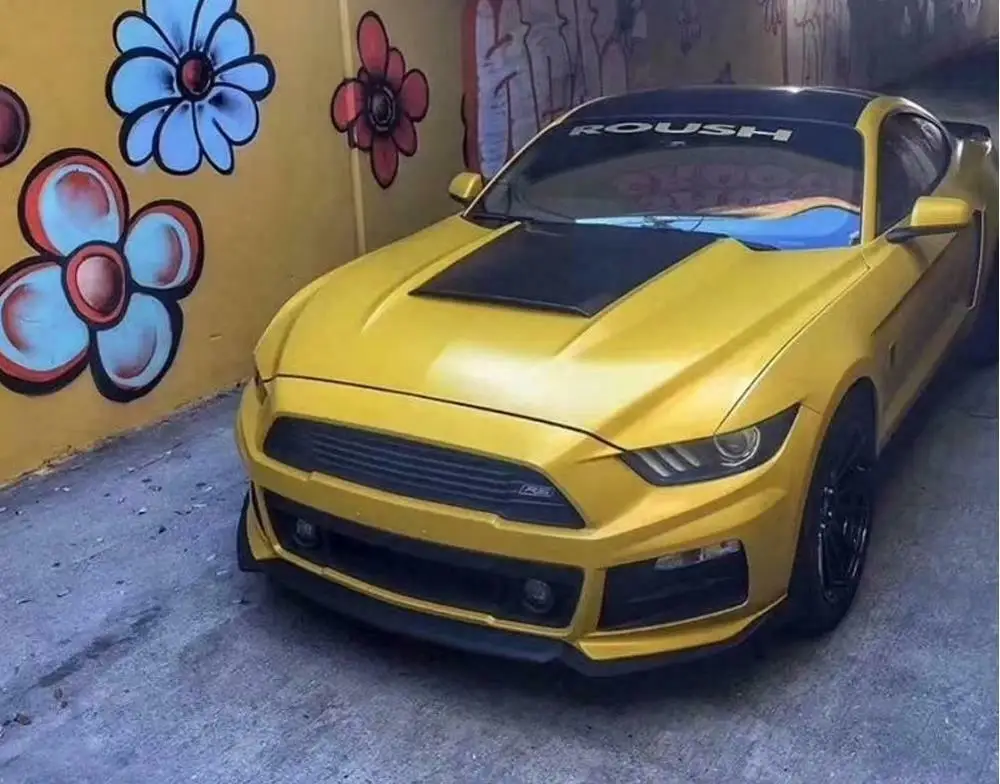 Карбоновая Передняя капот совок подходит для- Mustang Roush капот совок