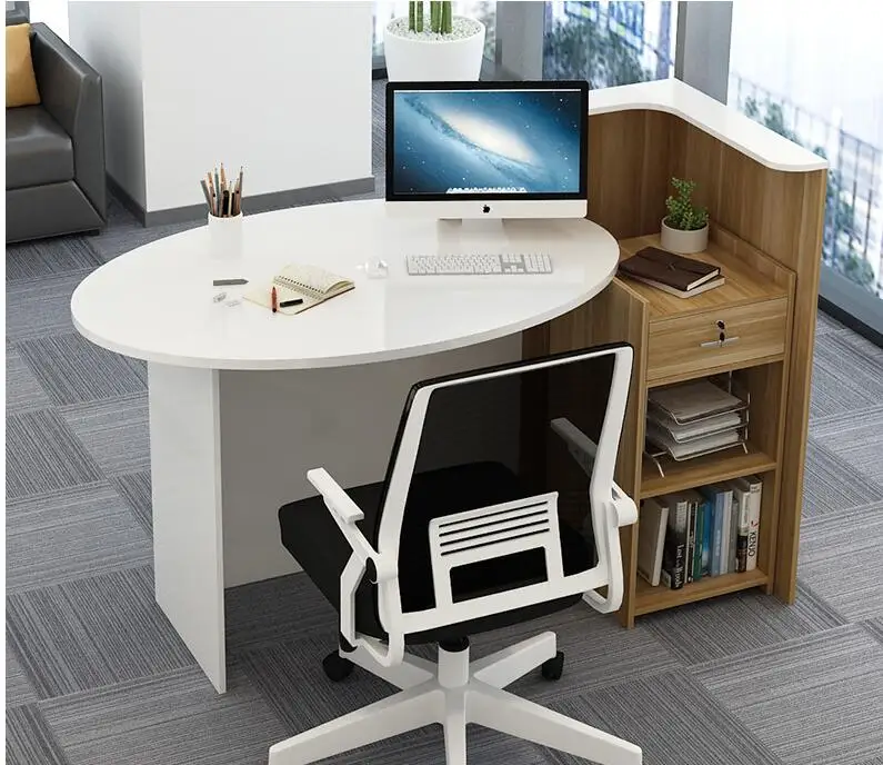 Small front desk desk cashier counter bar shop creative simple modern small commercial clothing store counter reception
