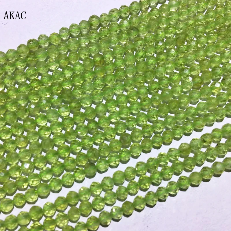 2 нити/комплект бусины из натурального перидота | Украшения и аксессуары