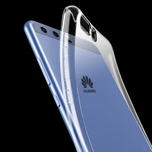 Чехлы на заднюю панель телефона для huawei P10/P10 Lite/P10 Plus силиконовый чехол тонкий прозрачный противоударный мягкий ТПУ P10Lite P10Plus
