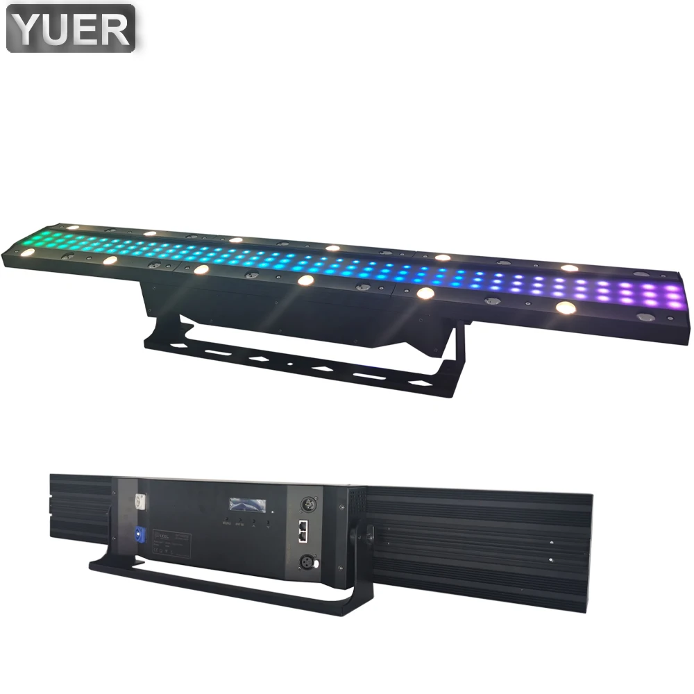 24x160Pcs LED Wall Washer Bar DJ Light DMX Individual Control Pixel Stage For Disco Hotels Shops Birthday Party | Лампы и освещение