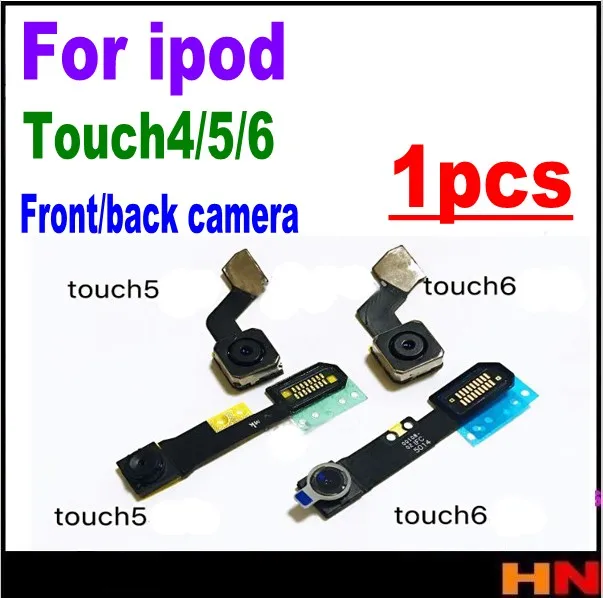 

1pcs For ipod touch 4 5 6 front Back Camera Rear Main Lens Repair Flex Cable Replacement Parts small big camera