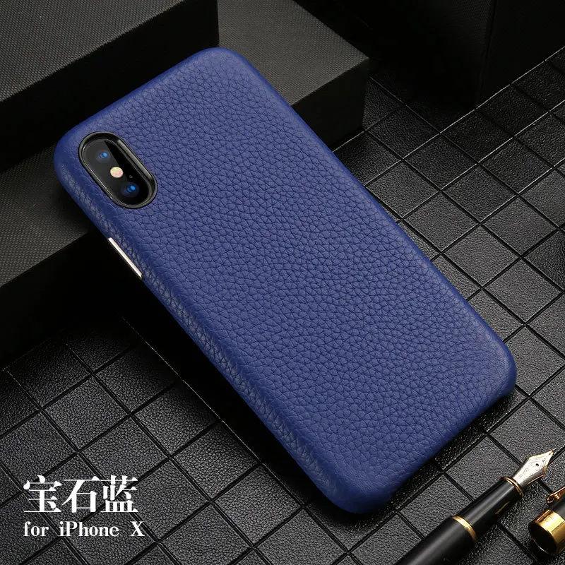 Чехол из натуральной кожи для iPhone 7 8 Plus X Xs Xr Xs Max, чехол из натуральной кожи с розничной упаковкой