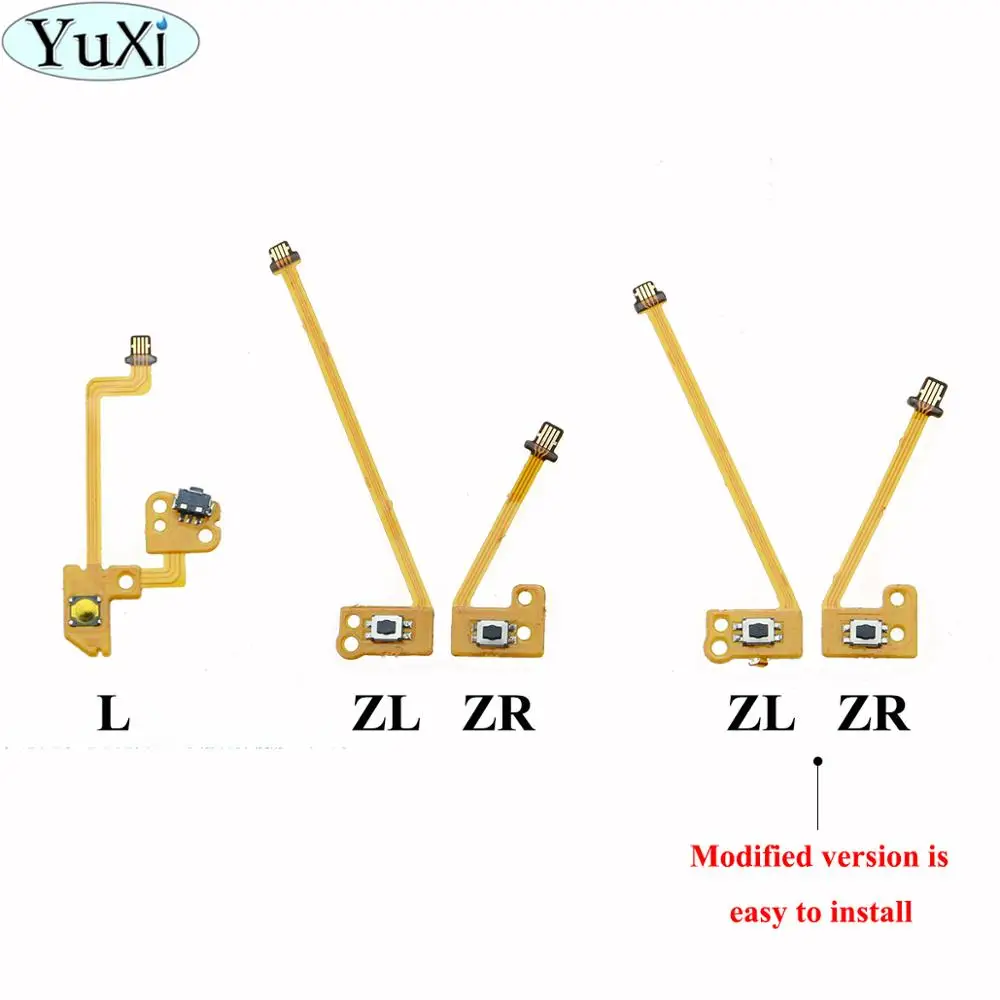 YuXi ZL ZR L лента с кнопками гибкий кабель для переключателя NAND Joy-Con L R кнопочный ключ палка крышка кожи для NS Joy-Con контроллер