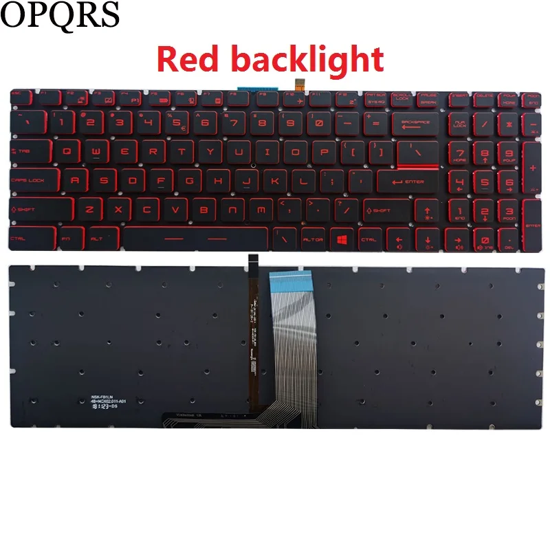 Red backlight