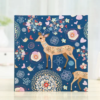 

40 Pages Multifunction Family Memory Photo Album Insert Hardcover Baby Growth Self Adhesive Magnetic Scrapbook Crafts Home Decor