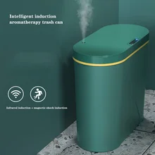 Creative smart sensor automatic trash can with aromatherapy