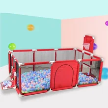 Bébé balle fosse sèche piscine bébé parc pour enfants parc pour bébé aire de jeux balle piscine fosse pour enfants bébé jouer cour basket-Ball(China)