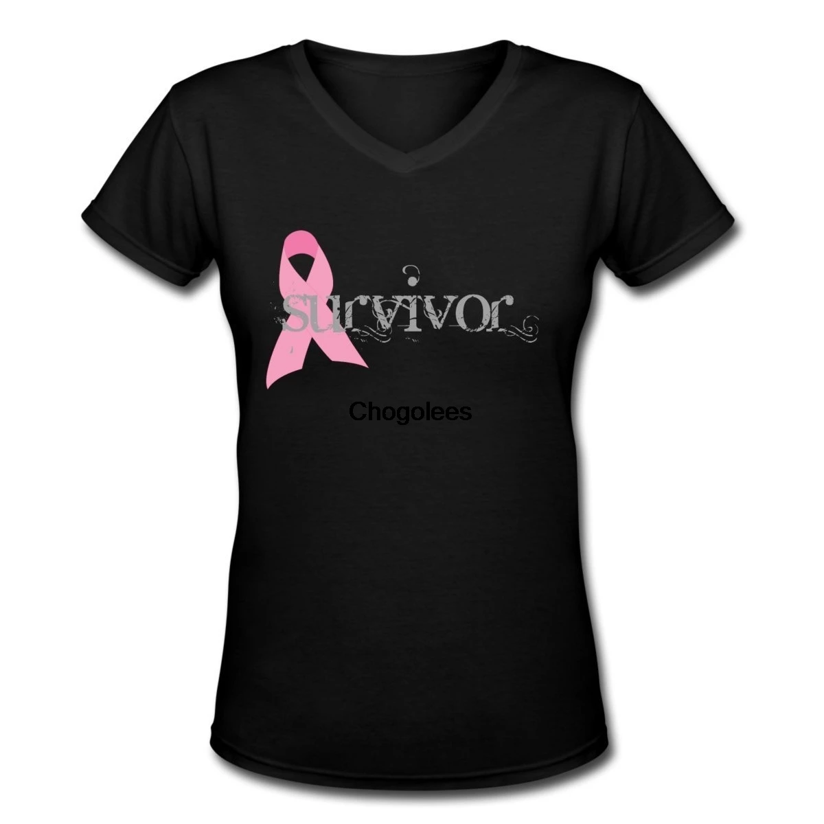 Breast Cancer Survivor Awareness Women's V Neck T Shirt by Spreadshirt| | -  AliExpress