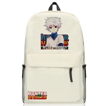 

New Fashion Japan Anime Hunter X Hunter Backpack Killua Zaoldyeck Cartoon Cosplay Students Oxford Computer Bags