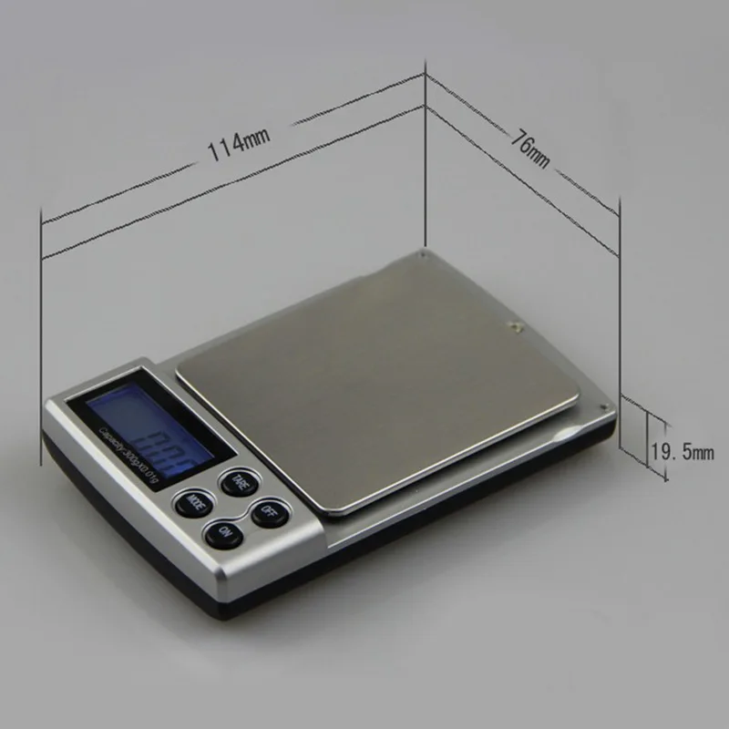 Мини Портативный Ювелирные весы жидкокристаллический электронный карманный цифровой Sacle Золотой Серебряный алмаз весом грамм вес мешочки 0,01 г точность - Цвет: 200g 0.01g