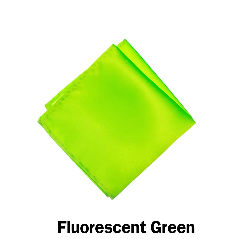 fluorescent green Модное мужское винтажное цветочное шелковое вечерние полотенце для сундуков, джентльменское шелковое текстурное карманное полотенце, полотенце для сундуков, банкетный платок - Цвет: fluorescent green