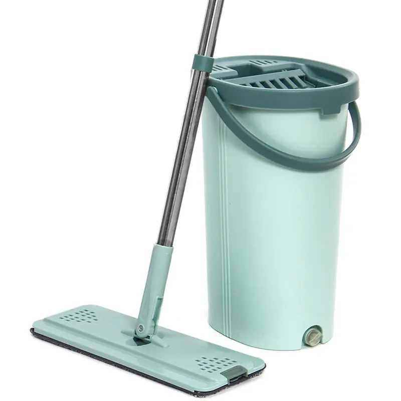 Cena Spray Flat Squeeze Mop Hand Free Wringing Wet Dry House drewniane mopy do czyszczenia podłóg leniwe mopy z wymiennymi wkładkami z mikrofibry