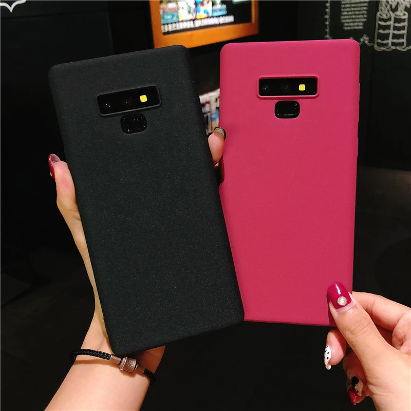 Матовый термополиуретановый корпус для samsung Galaxy Note 9 8 5 4 3 10 S10 S9 Plus S8 S7 S6 Edge чехол