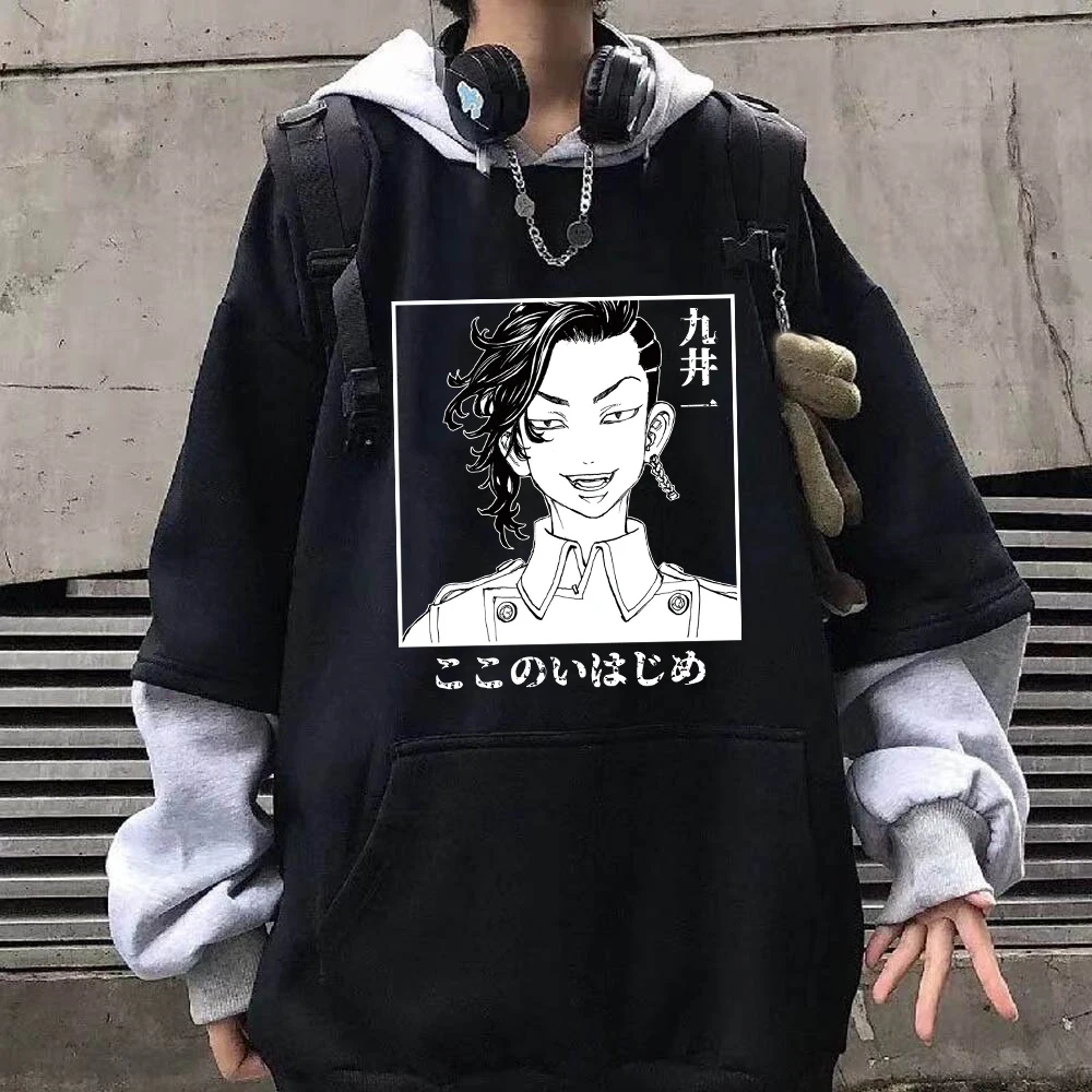 

2021 Anime Tokyo Revengers Kokonoi Hajime Printed Hoodie Unisex Sweatshirt Long Sleeve Pullover Casual Tops