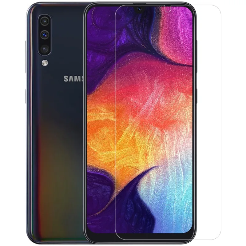 Защитное стекло для экрана Samsung A50 / Samsung A30, оригинальное закаленное стекло NILLKIN Защитная пленка для экрана - Цвет: Lucent