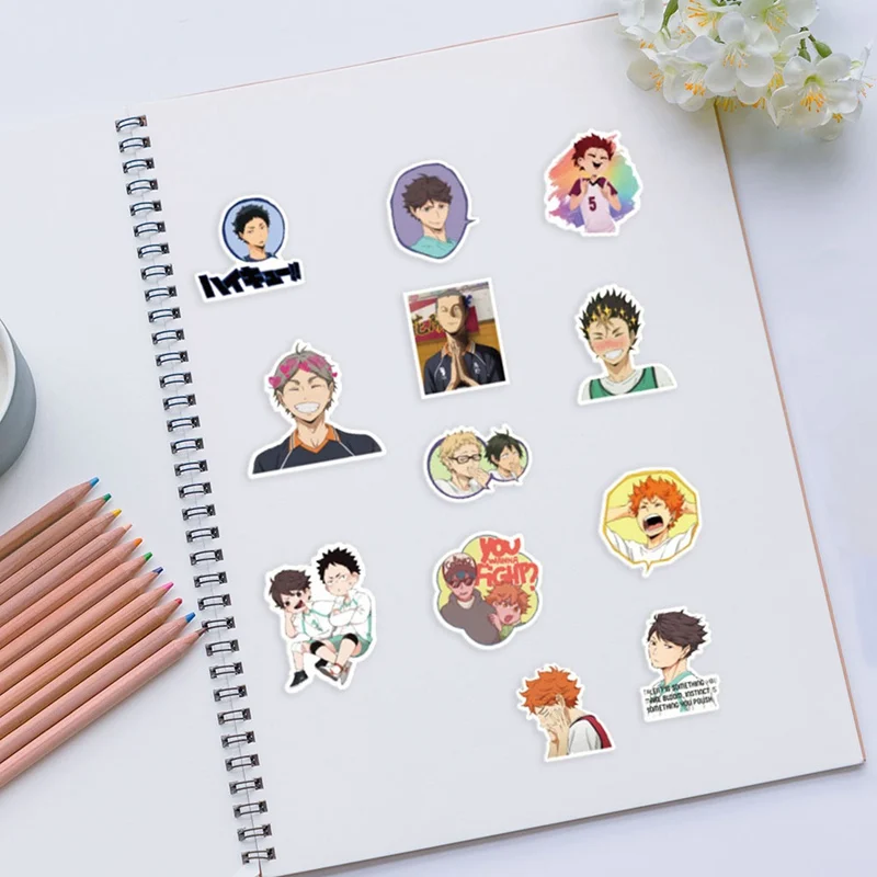 100 шт./компл. Haikyuu! Стикер с японским аниме стикер для волейбола гитары чемодана